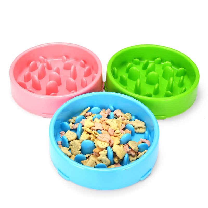 Hundmatare Långsam Ätande Husdjursskål Giftfri Förhindrar Kvävning Skål Med Hälsosam Design Katt Hundtillbehör