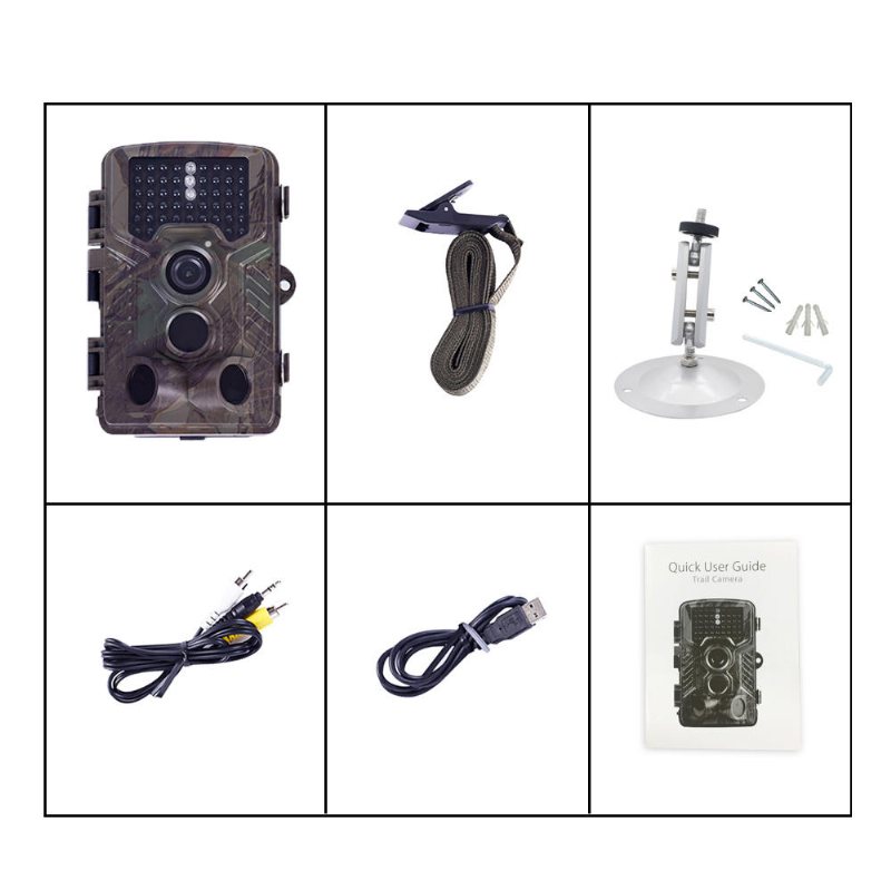 Kaload Hunting Camera Motion Activated H801 16mp Deer Tree Digital Vattentät Trail Wildlife
