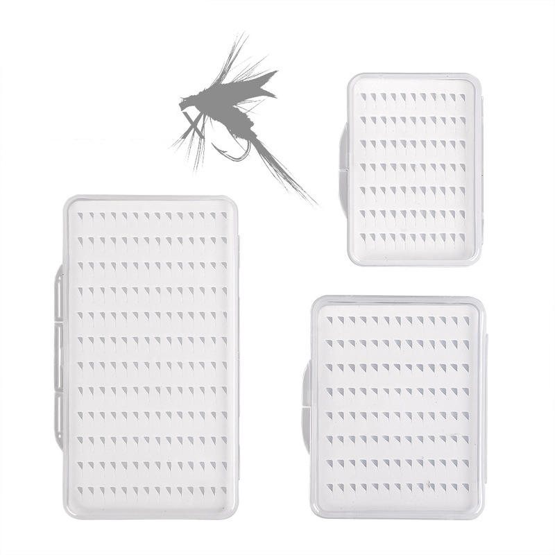 Leo Flugfiske Box Slim Foam Insert Fiske Krok Fodral Fisk Lure Box