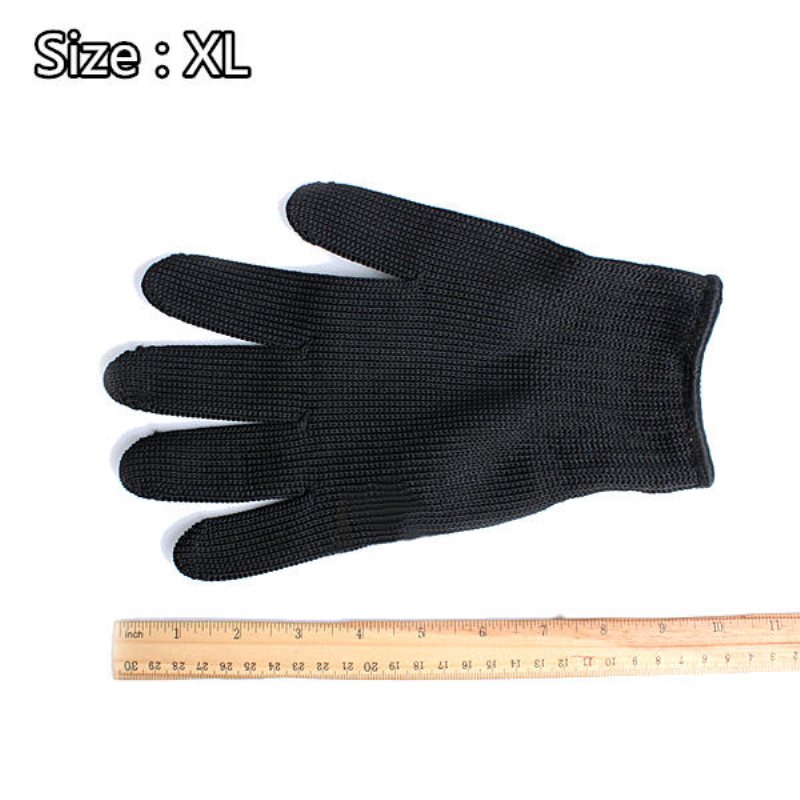Maxcatch Slitstark Skyddande Fiskehandske Tuffstickat Garn Anti-cut