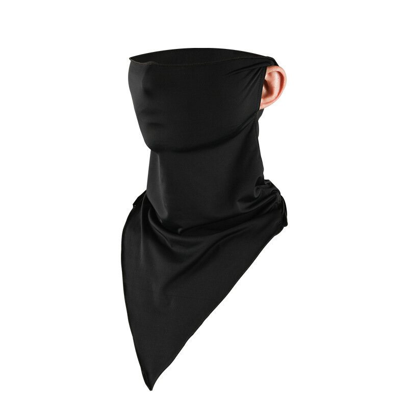 Multifunktion Cykling Andas Ansiktsmask Löpning Sport Vindtät Dammdroof Halssjal Ice Silk Triangel Scarves
