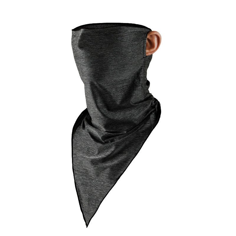Multifunktion Cykling Andas Ansiktsmask Löpning Sport Vindtät Dammdroof Halssjal Ice Silk Triangel Scarves