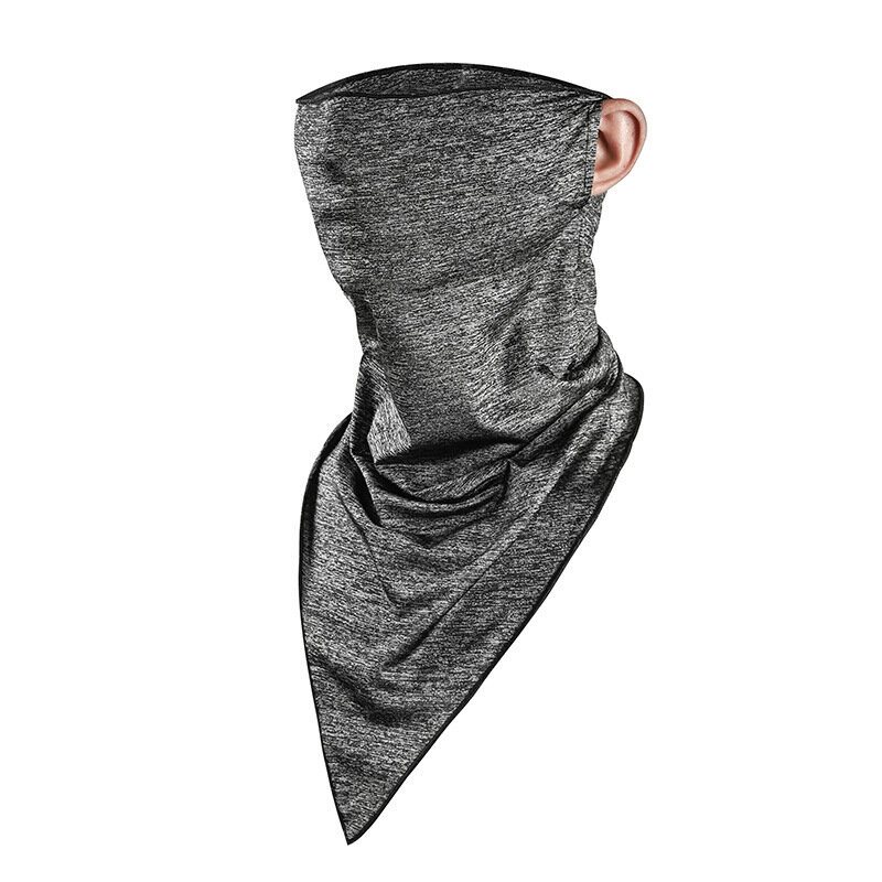 Multifunktion Cykling Andas Ansiktsmask Löpning Sport Vindtät Dammdroof Halssjal Ice Silk Triangel Scarves