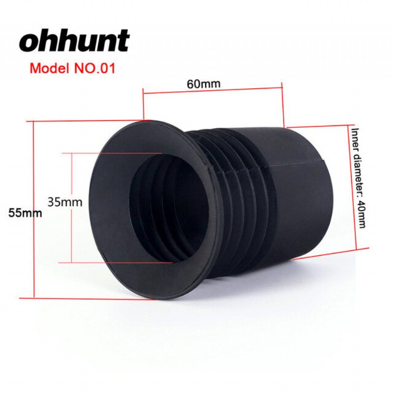 Ohhunt Hunting Riflescope Lins Gummi Ögonskydd 4 Typer Taktisk Optik Sikte Skydd Skalbarhet