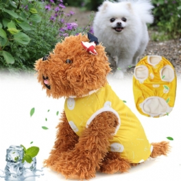 Pet T-shirt Hundväst Kappa Andas Solskyddsmedel Kylning Kläder Jacka