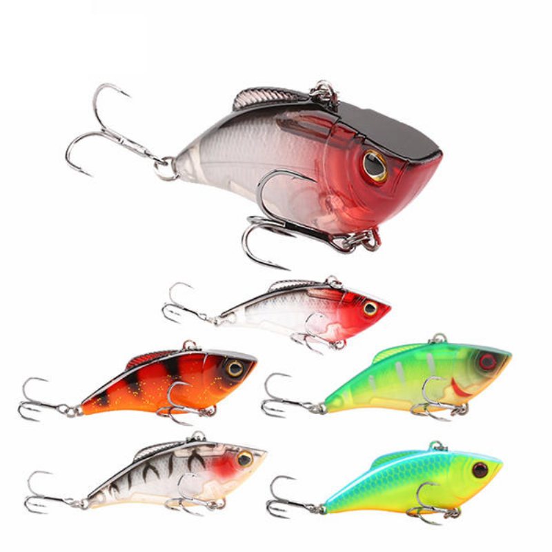 Seaknight Sk010 1 St Vib Fiskedrag 6cm 9.5g Sjunkande Lure Full Layer Hard Bait Vibration