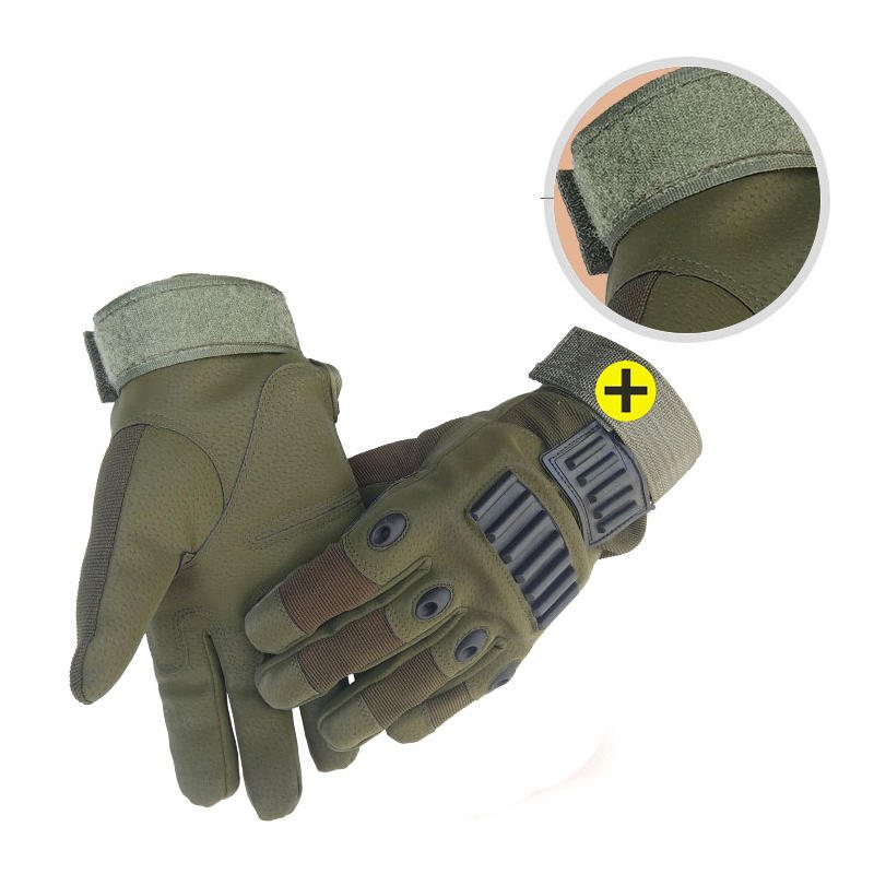 Tactical Full Finger Glove Utomhus Jakt Sport Cykling Halksäkra Handskar