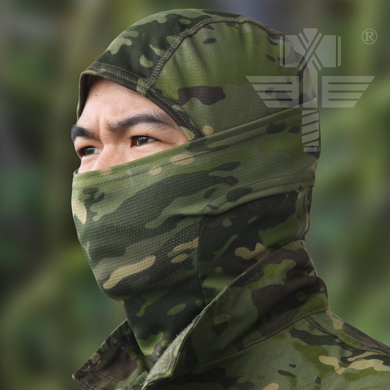 Taktisk Helmask Huva Huvudbonader Kepsar Kamouflage Jaktmössa Vinterhalshalsduk