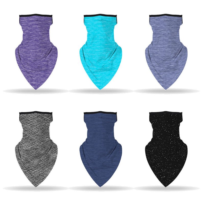 Unisex 23.5x45 cm Multifunktions Polyester Utomhus Huvudduk Vindtät Dammtät Nackskydd Cykelansiktsmask
