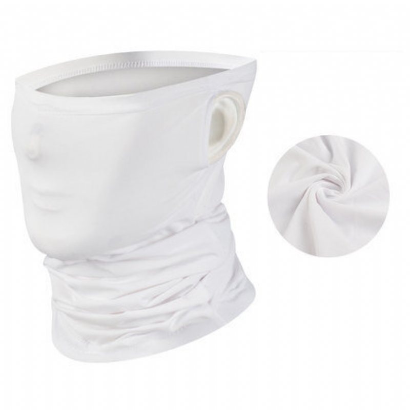 Utomhus Dammtät Is Silk Halv Ansiktsmask Solskyddsmedel Absorbera Svettmask Andas Halsduk För Löpning Fiske Cykling