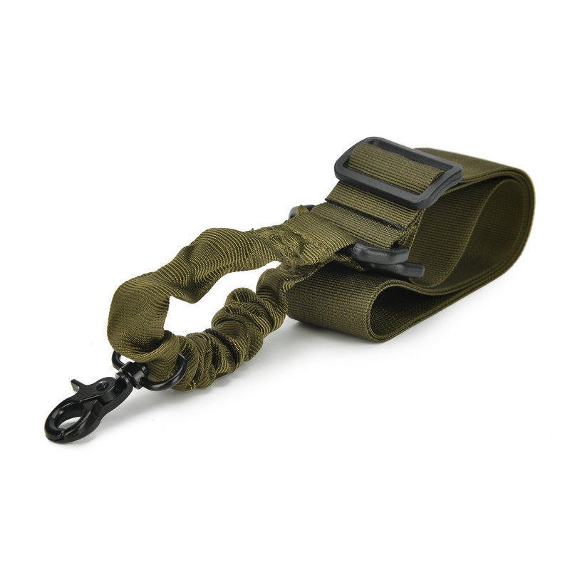 Utomhus Multifunktionellt Taktiskt Bälte Nylonbälte Spänne Hängrep Camping Elastisk Justerbar Bungee Sling