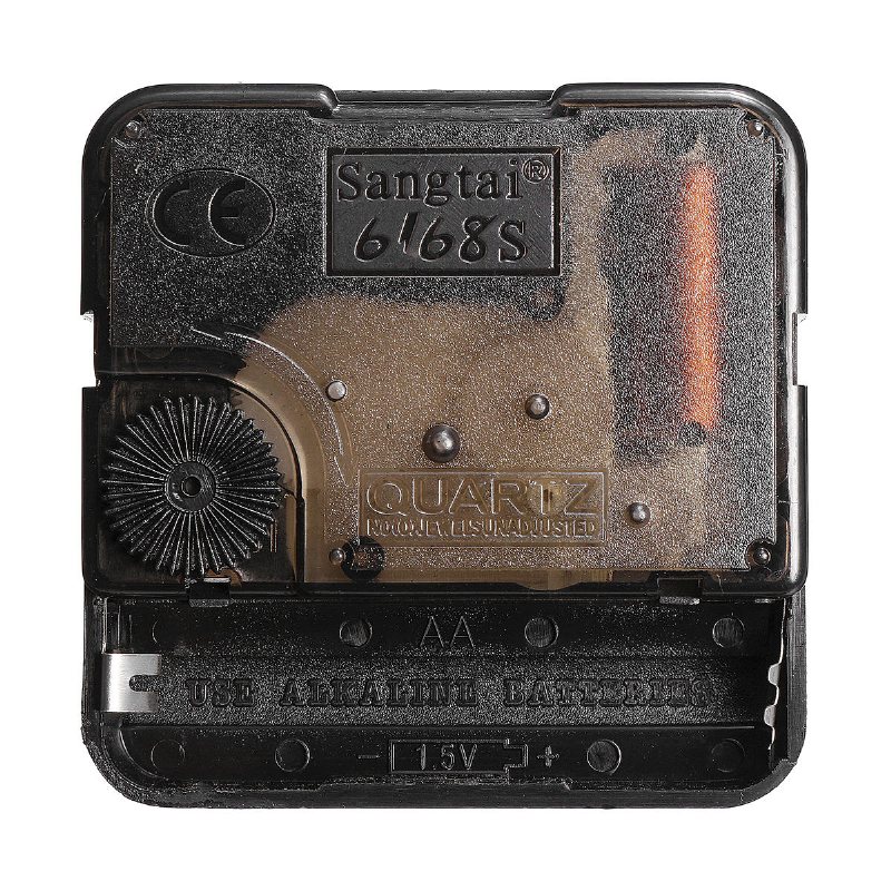 12mm Quartz Silent Clock Rörelsemekanism Diy-väggklocka Timme Minute Second Hand Utan Batteri