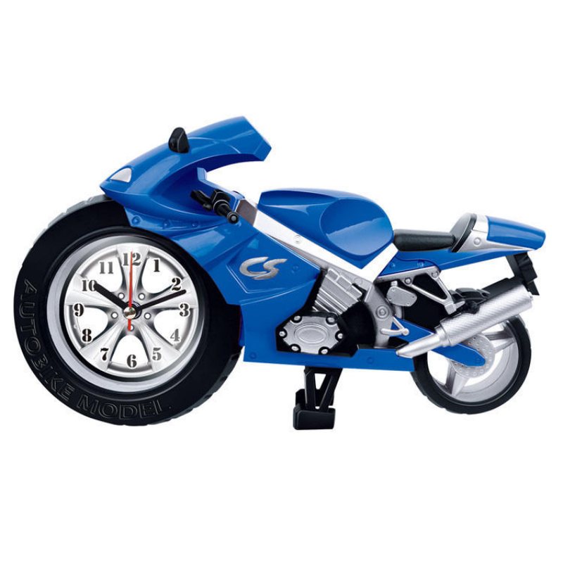 Kreativa Lata Student Barn Tecknad Bärbar Klocka Personlighet Sovrum Mini Motorcykel A