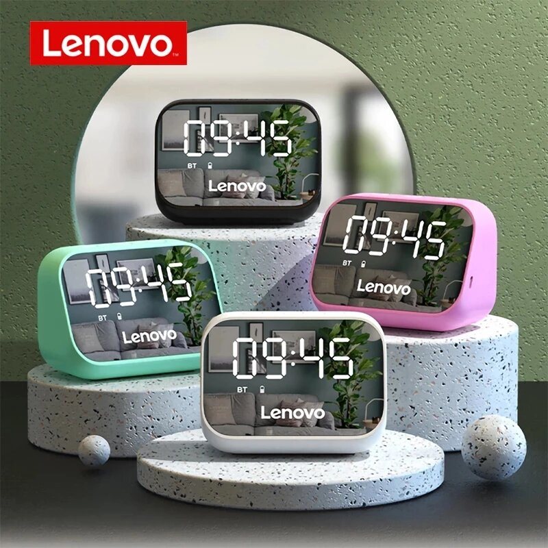 Thinkplus Ts13 Högtalare Väckarklocka Spegel Trådlös Bluetooth Led Digital Stereo Desktop