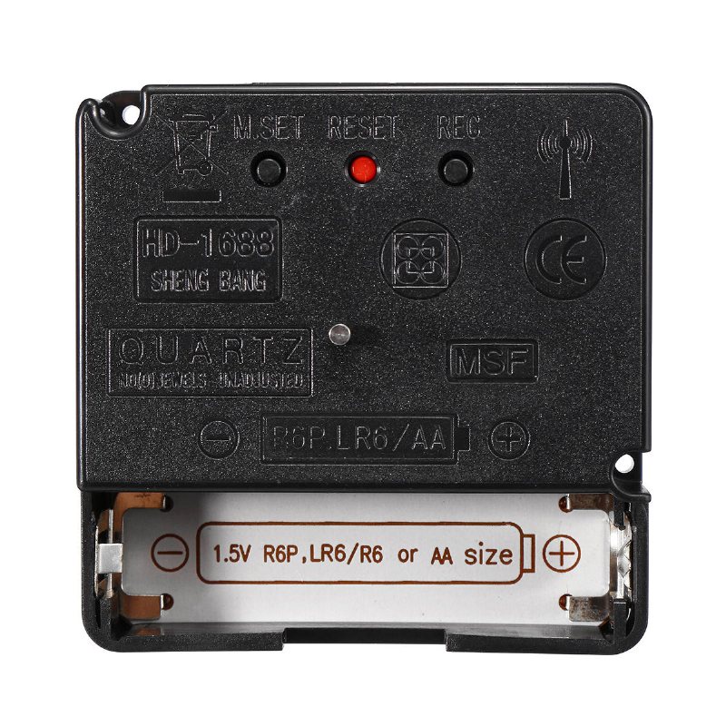 Uk Msf Time Atomic Radiostyrd Silent Clock Movement Diy Kit