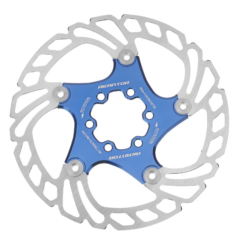140/160/180/203 mm Cykelbromsbelägg Flytande Skiva Utomhuscykling Cykel Mountainbike Bromsbelägg