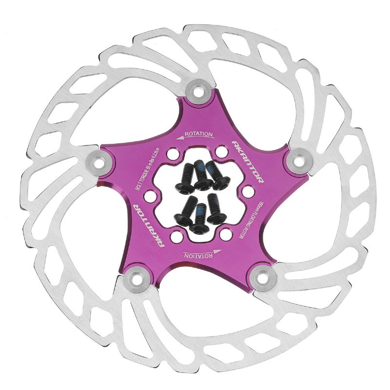 140/160/180/203 mm Cykelbromsbelägg Flytande Skiva Utomhuscykling Cykel Mountainbike Bromsbelägg