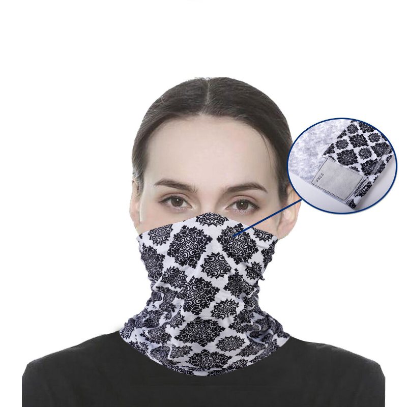 2st Ansiktsmask +15 St Filter Utomhuscykling Andas Sol Uv-säker Halvansiktsmask Med 15 X Multifunktionsdammtät Huvudsjal