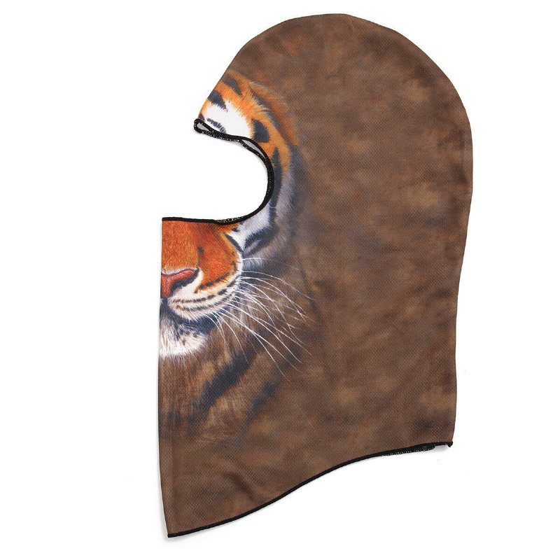 3d Animal Helmask Hatt Söt Ski Balaclava Neck Huva Vindtät Varm Cykling