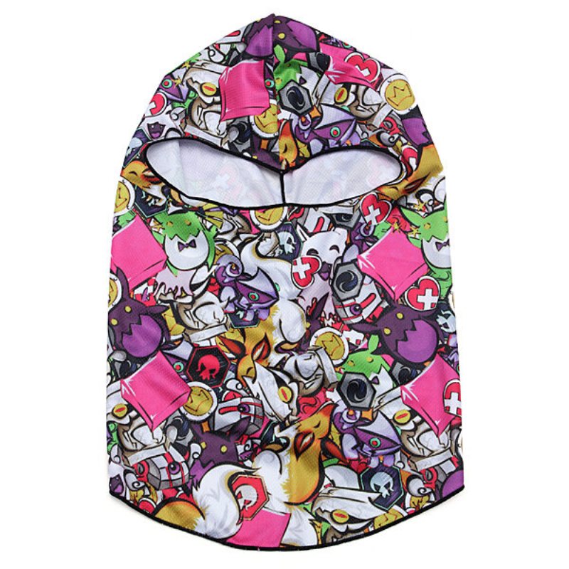 3d Animal Helmask Hatt Söt Ski Balaclava Neck Huva Vindtät Varm Cykling