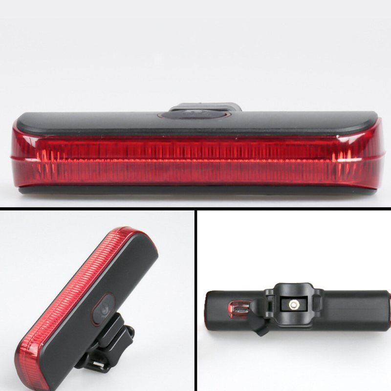 4-läges Trådlös Fjärrkontroll Cykellampa Usb Uppladdningsbar Led-baklykta Varningsljus Bakljus Smart Blinkerslampa
