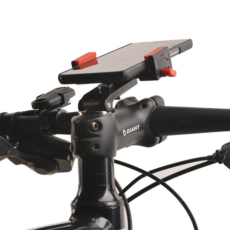 Antusi Raptor T6 360° Roterande Cykeltelefonhållare Med 304 Rostfritt Stål Universalvagga För Iphone