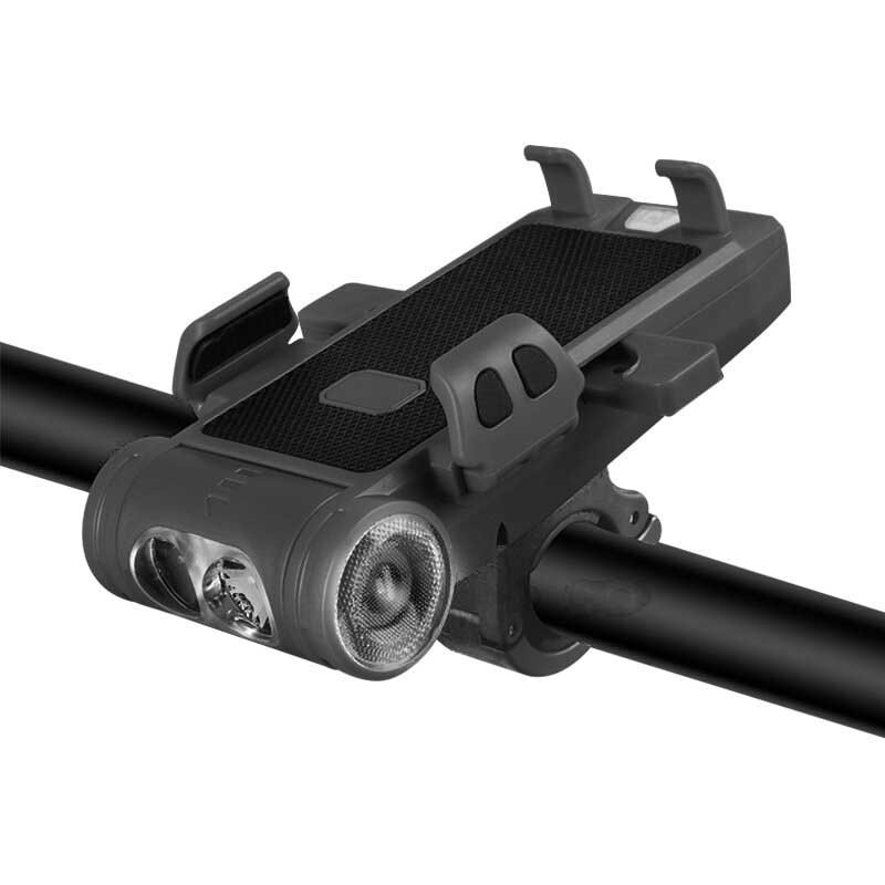 Bikight 5-i-1 2000mah/3500mah 500lm Cykelljus Usb Uppladdningsbar Power Bank Vattentät Telefonhållare Strålkastare Med Cykelhorn