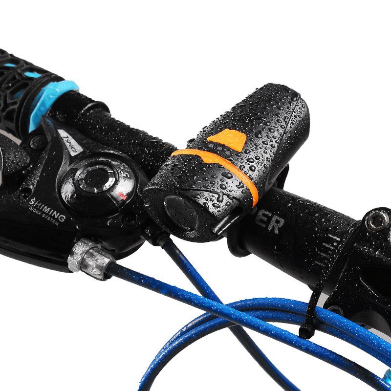 Bikight 800lm 1200mah Aluminiumlegering Vattentät Stötsäker Usb Laddningscykel Strålkastare Usb Laddningslampa