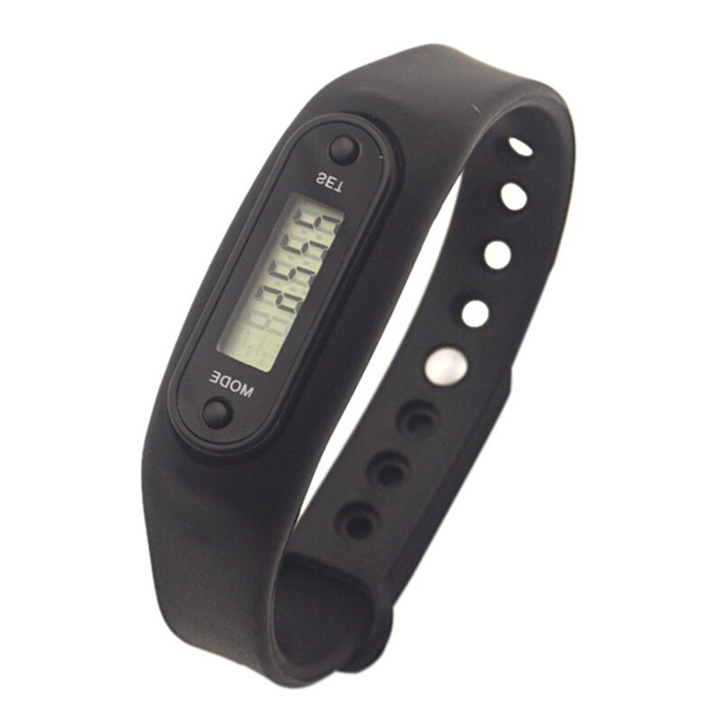 Bikight Hand Ring Stegräknare Lcd Smart Hälsoarmband Sömn Sport Armband