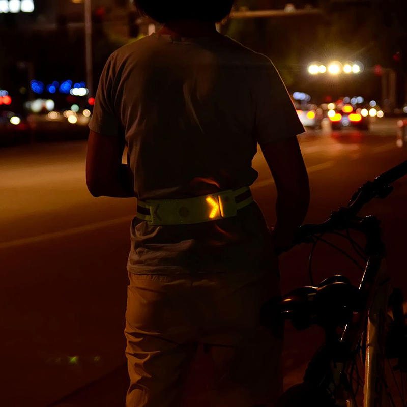 Bikight Midjebältesband Blinkers Löpning Utomhusklättring Motorcykel Cykling Cykel