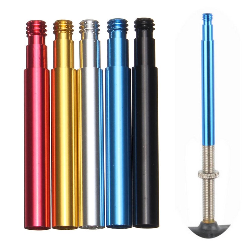 Bikight Tube Tubular Presta Valve Extension Cykelcykel 60mm 5 Färg
