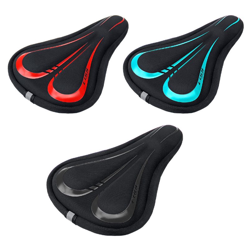 Coolchange Bike Seat Cover Cykelsadel Extra Komfort Vaddering Soft Sponge Cushion Gym