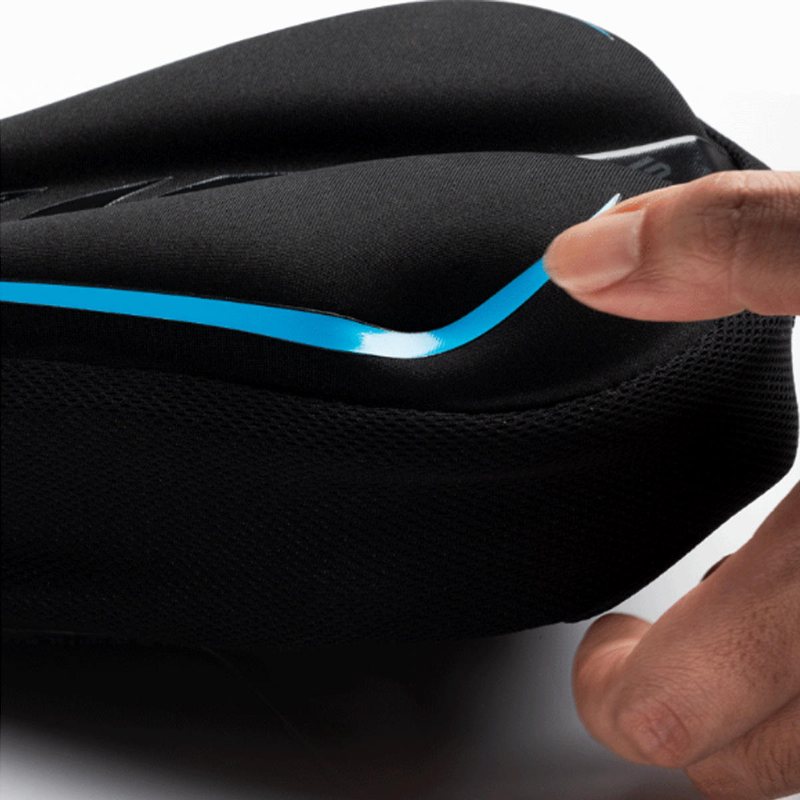 Coolchange Bike Seat Cover Cykelsadel Extra Komfort Vaddering Soft Sponge Cushion Gym