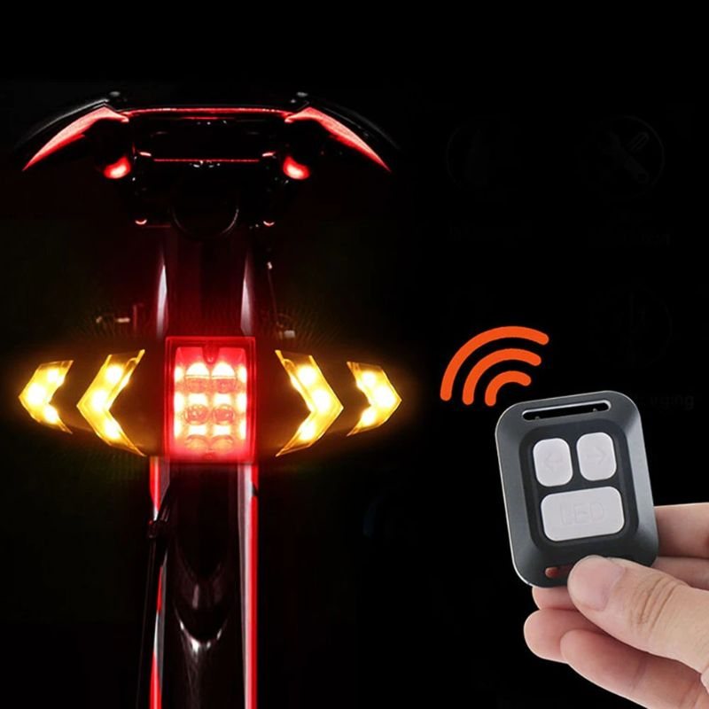 Cykel Baklykta Bakljus Enkel Installation Personlig