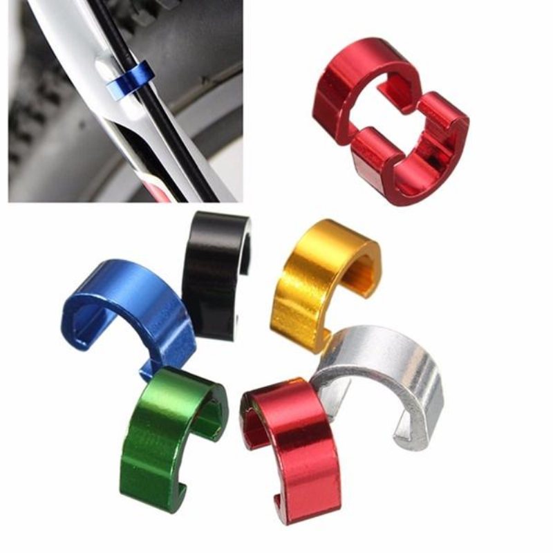 Cykel C-clips Spänne Kabelguider Bromsslanghus Mtb Bmx Road Mountainbike