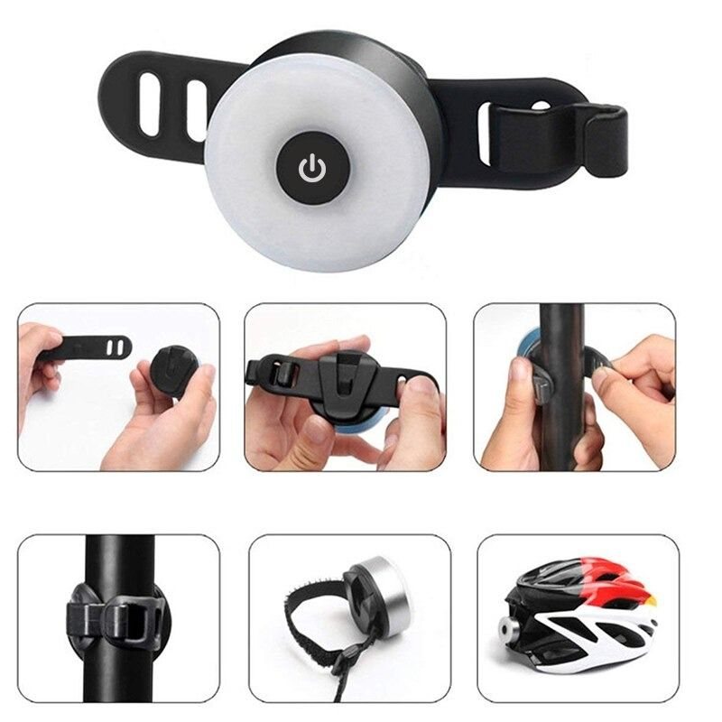 Cykelbakljus Usb Uppladdningsbar