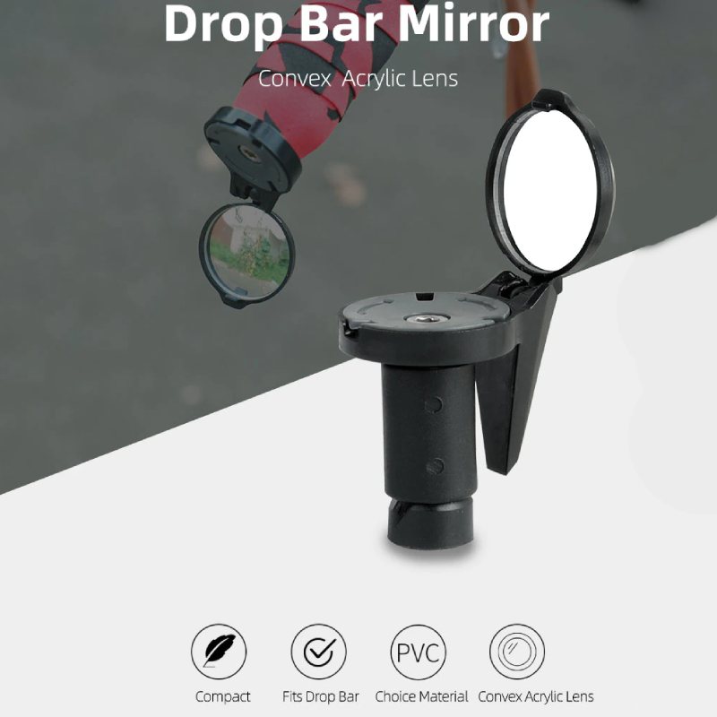 Cykelspegel Convex Drop Bar Bakre Handtag