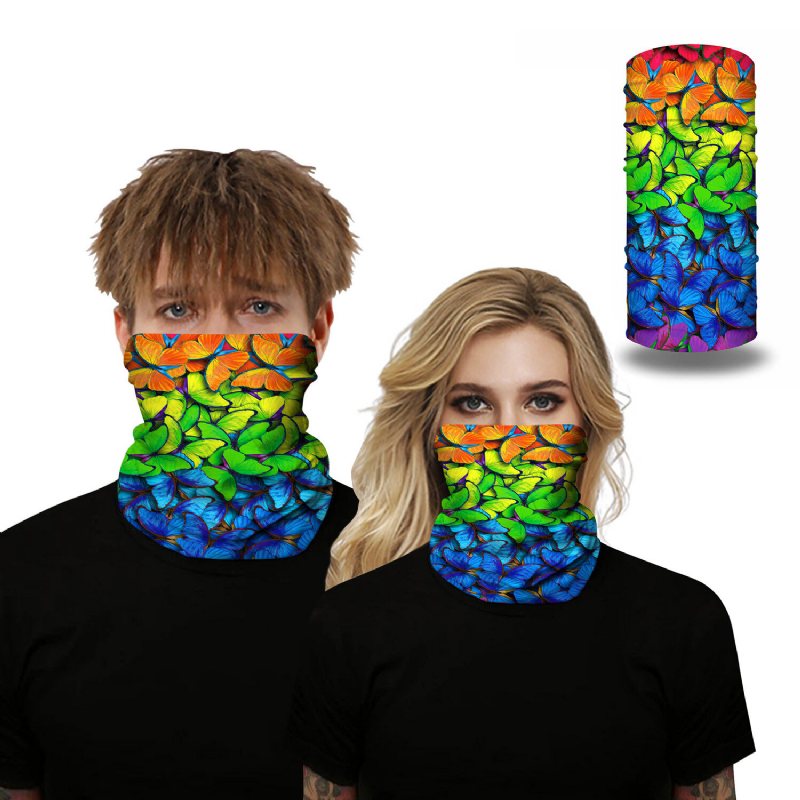 Flerbruks Balaclava Bandana Halsduk Uv-skydd Ansiktsmask Cykling Vandring Håraccessoarer Pannband