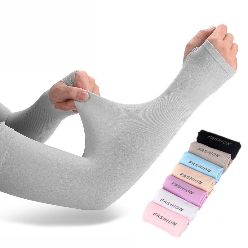 Ice Silk Solskydd Armskydd Unisex Armbågsskydd