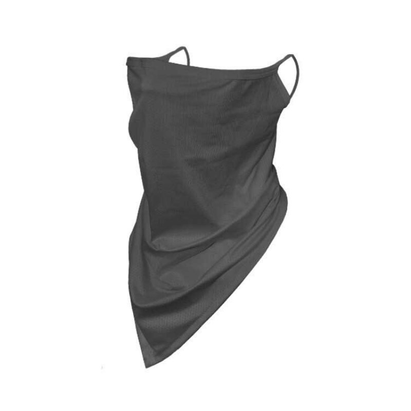 Multifunktionssjal Ansiktsmask Nackdamask Balaclava Bandana Ice Silk Kylning Uv-skydd Dammtät Vindtät Huvudbonad För Kvinnor Män