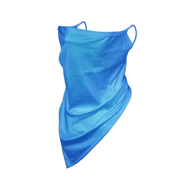 Multifunktionssjal Ansiktsmask Nackdamask Balaclava Bandana Ice Silk Kylning Uv-skydd Dammtät Vindtät Huvudbonad För Kvinnor Män