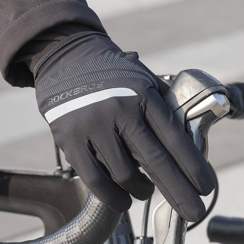 Rockbros Cykelhandskar Hel/halvfinger Sporthandskar Stötsäkra Andas Män Dam Cykelutrustning