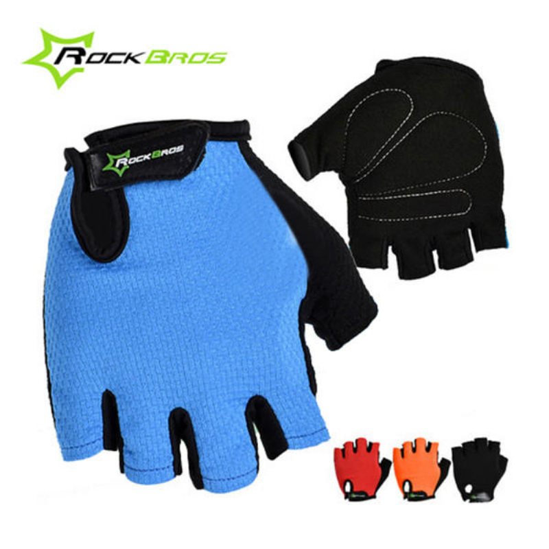 Rockbros Cykelvantar Cykel Cykelhandskar Korta Halvfingerhandskar