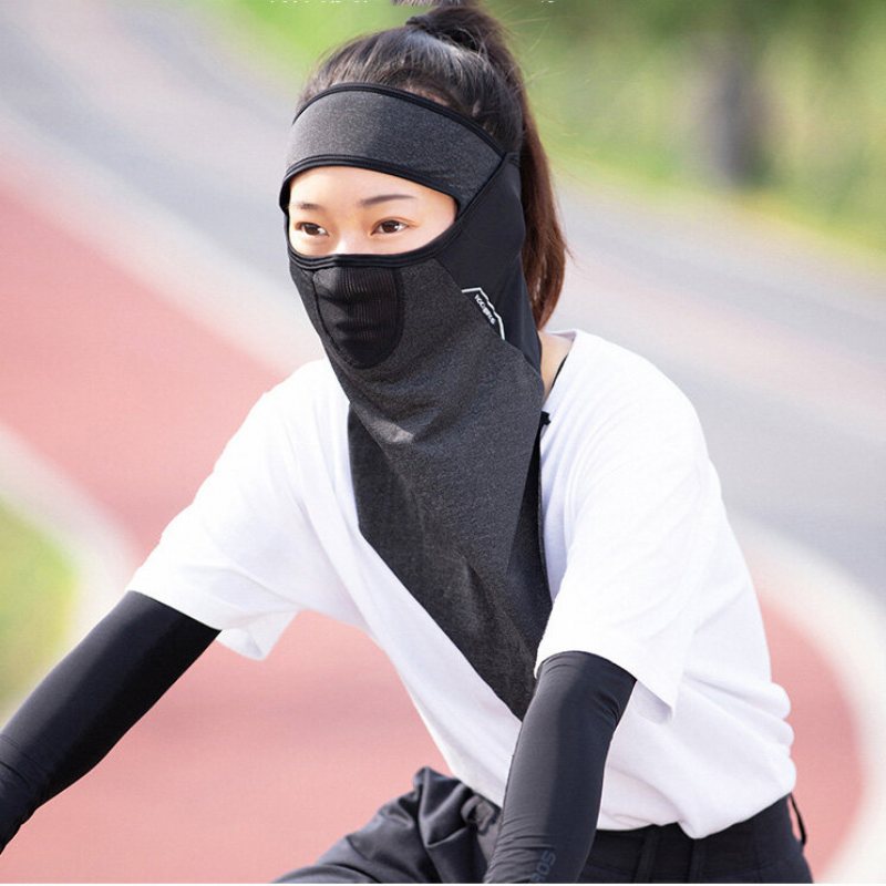 Rockbros Solskyddsmask Cykling Is Sidenscarf Full Face Magic Headscarf Män Kvinnor Motorcykel Ansiktsskydd