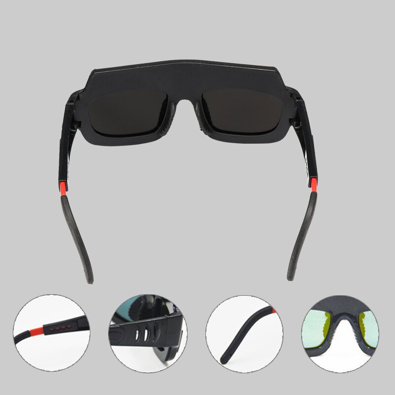 Soldriven Automatisk Mörkare Svetsmask Hjälm Goggle Svetsare Glasögon Arc Pc Goggles För Svetsskydd