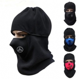 Unisex Fleece Halsvärmare Scarves Snood Face Mask Ski Hat Cap