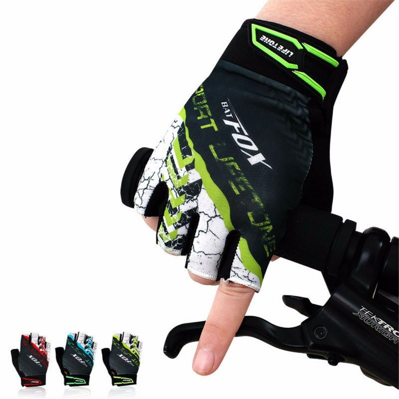 Unisex Mtb-cykelhandskar Andas Stötsäkra Halvfingerhandskar För Cykelklättring Sport Outdoor Protect