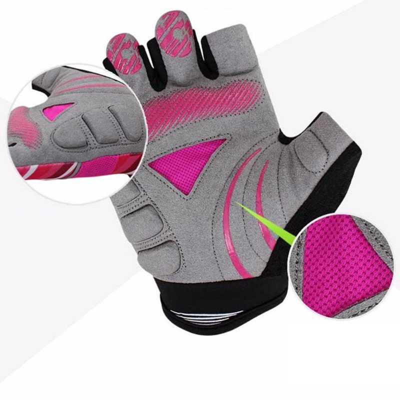 Unisex Mtb-cykelhandskar Andas Stötsäkra Halvfingerhandskar För Cykelklättring Sport Outdoor Protect
