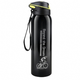 Vattenflaska 500ml Bärbar Rostfri Utomhus Termoskopp