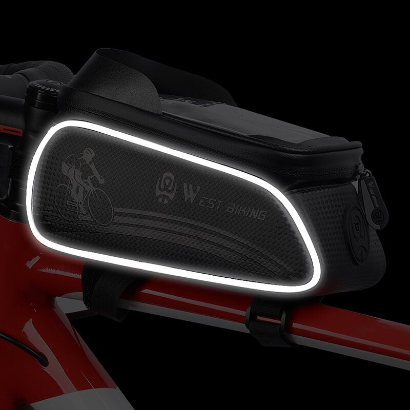 West Biking Cykelramväska Set Vattentät Cykelväska Med Pekskärm Däck Pry Bar Cykeldäcklappssats Vinter/sommar Face Scarf Mtb Road Bike Tillbehör